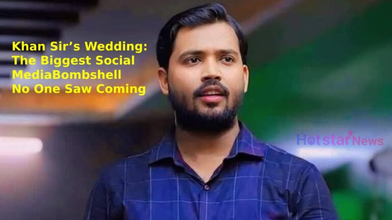 He Taught GS, Then Brought a Bride in a Veil Khan Sir