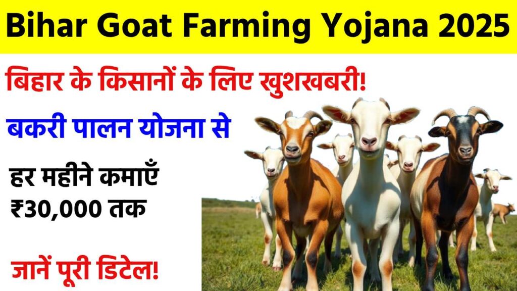 Bihar Goat Farming Yojana 2025