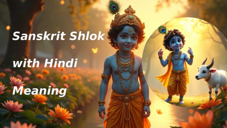 Sanskrit Shlok with Hindi Meaning